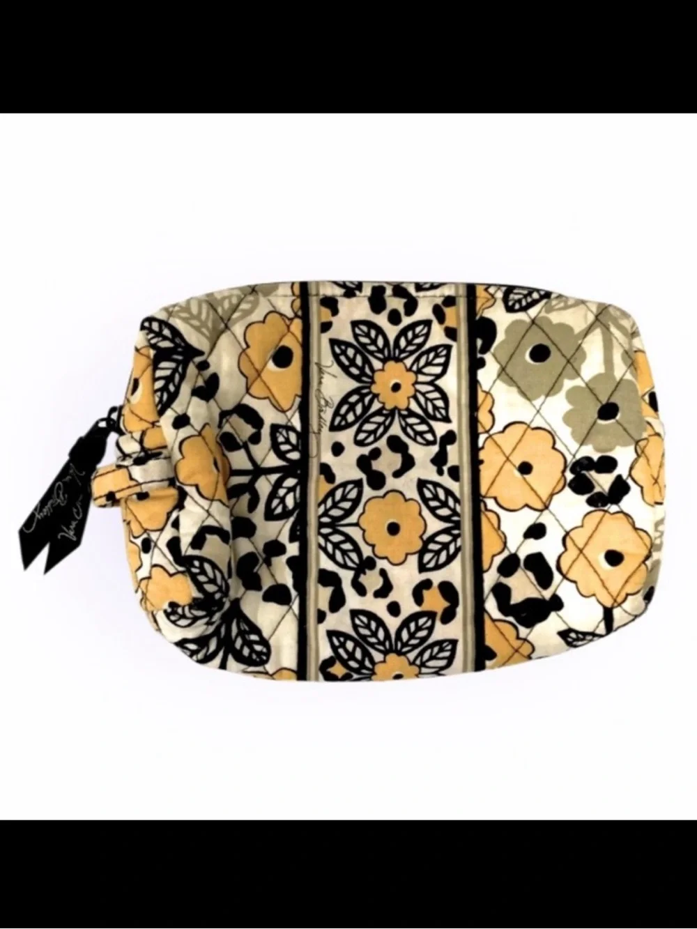 Vera Bradley Quilted Floral & Animal Print Cosmetic Bag